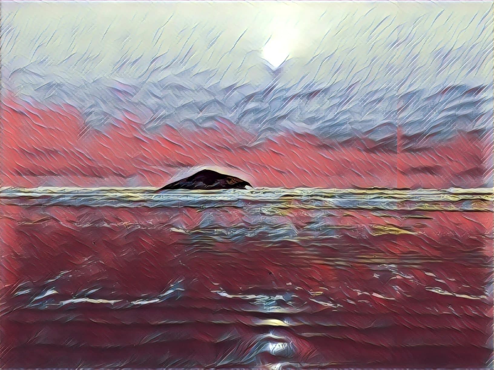 Island in Long Beach National Park